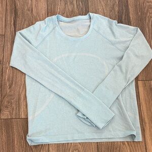 lululemon athletica Light Blue Muscle Tee